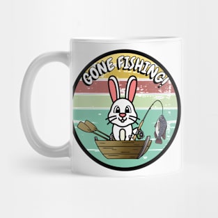 Cute bunny has gone fishing Mug